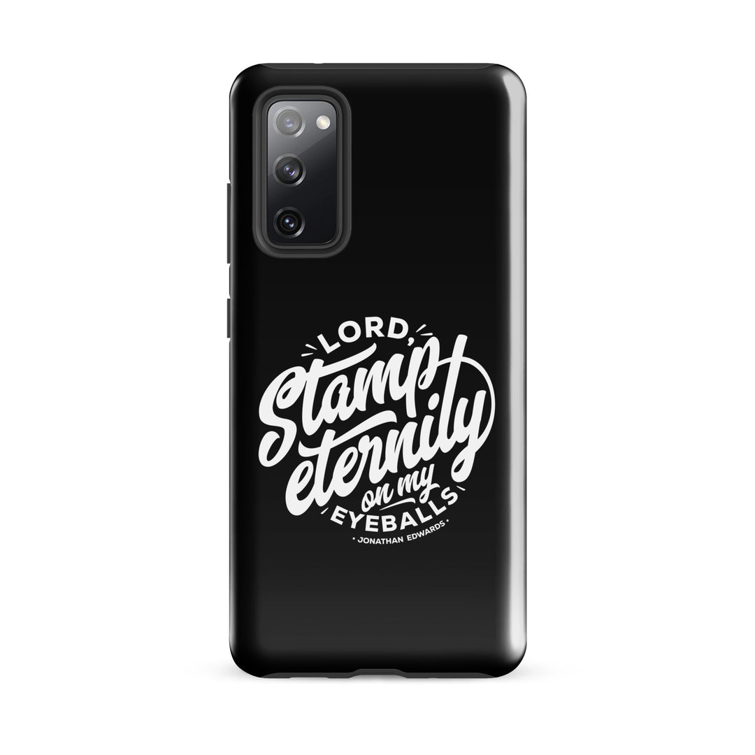 Christian Phone Case Jonathan Edwards Stamp Eternity Black for Samsung® Samsung® Phone Cases Glossy Samsung Galaxy S20 FE