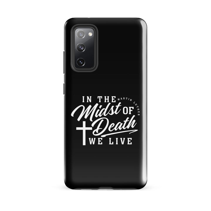 Christian Phone Case Martin Luther's Midst of Death Black for Samsung® Samsung® Phone Cases Glossy Samsung Galaxy S20 FE