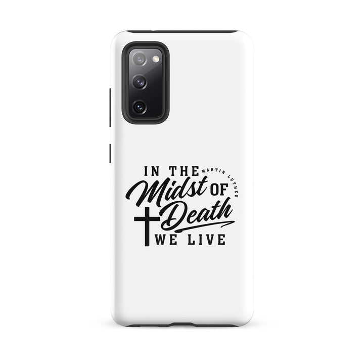 Christian Phone Case Martin Luther's Midst of Death White for Samsung® Samsung® Phone Cases Glossy Samsung Galaxy S20 FE