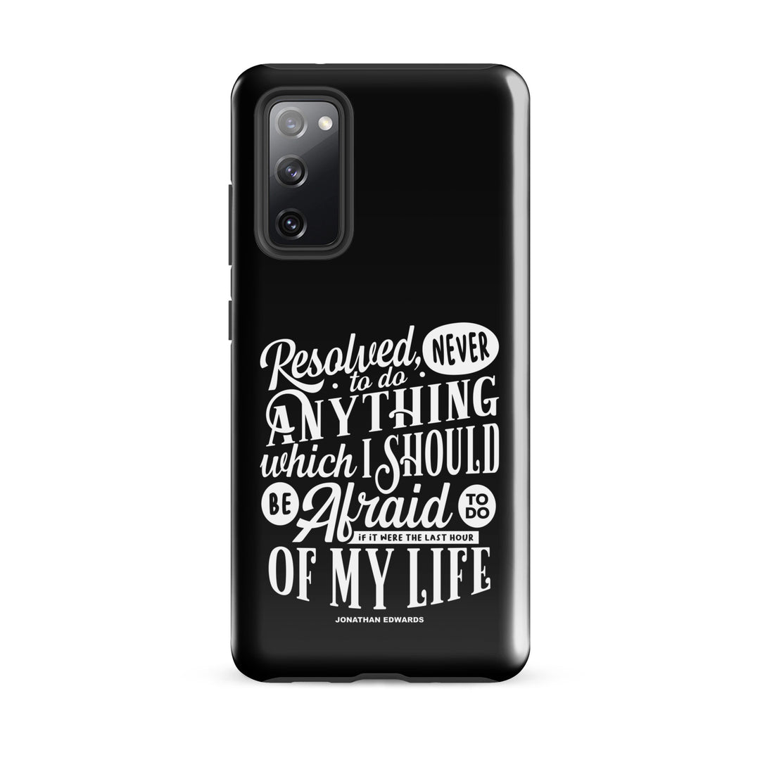 Christian Phone Case Jonathan Edwards Last Hour Black for Samsung® Samsung® Phone Cases Glossy Samsung Galaxy S20 FE