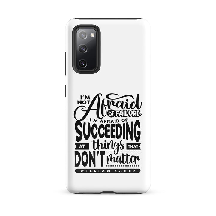 Christian Phone Case William Carey's Things That Matter White for Samsung® Samsung® Phone Cases Glossy Samsung Galaxy S20 FE