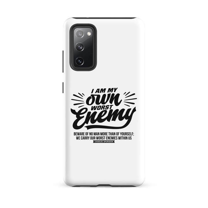 Christian Phone Case Charles Spurgeon's Worst Enemy White for Samsung® Samsung® Phone Cases Glossy Samsung Galaxy S20 FE