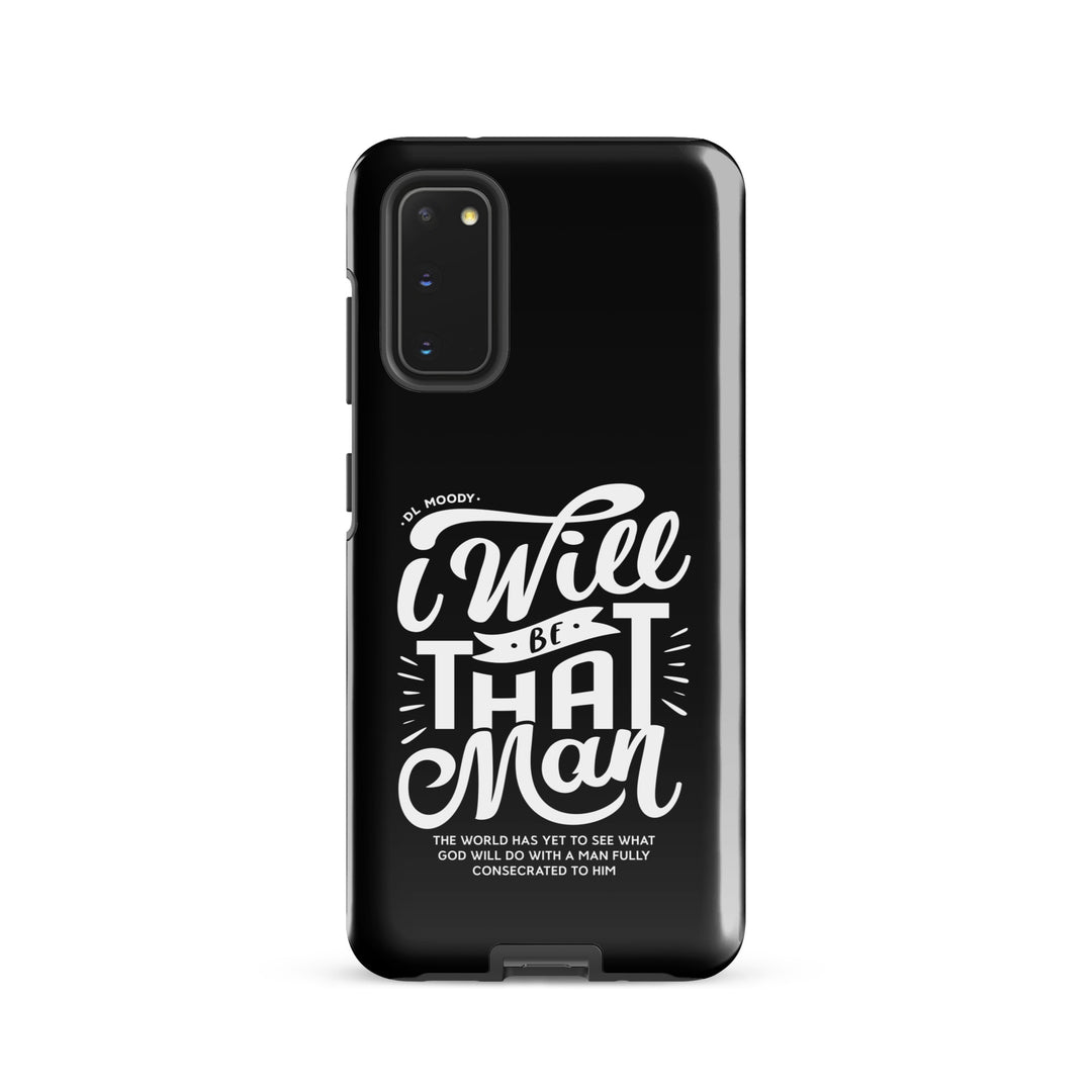 Christian Phone Case D.L. Moody's I Will Be That Man for Samsung® Samsung® Phone Cases Glossy Samsung Galaxy S20