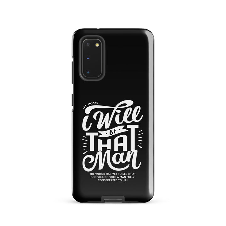 Christian Phone Case D.L. Moody's I Will Be That Man for Samsung® Samsung® Phone Cases Glossy Samsung Galaxy S20