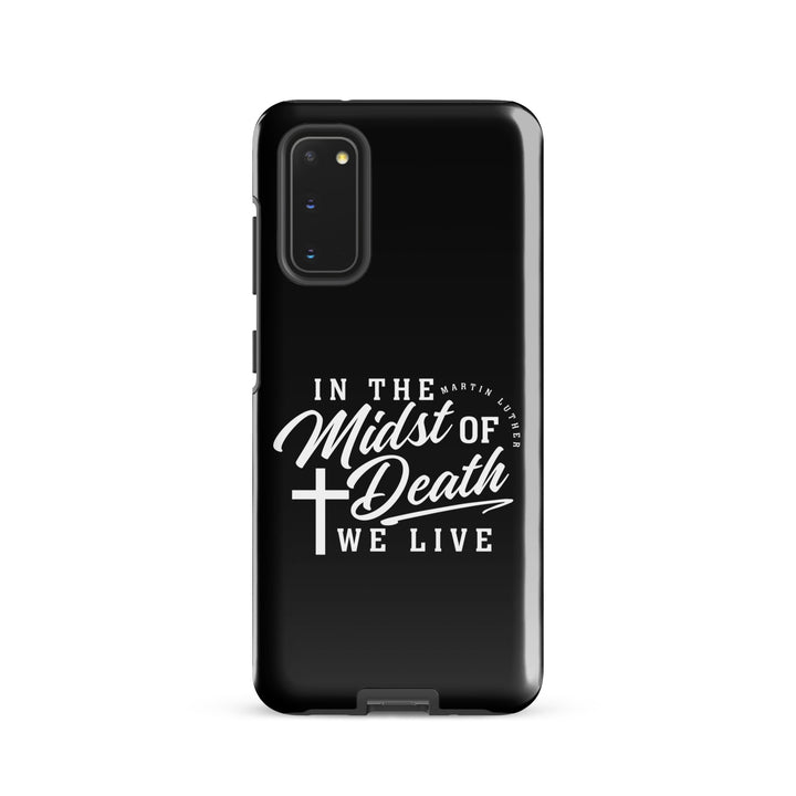 Christian Phone Case Martin Luther's Midst of Death Black for Samsung® Samsung® Phone Cases Glossy Samsung Galaxy S20