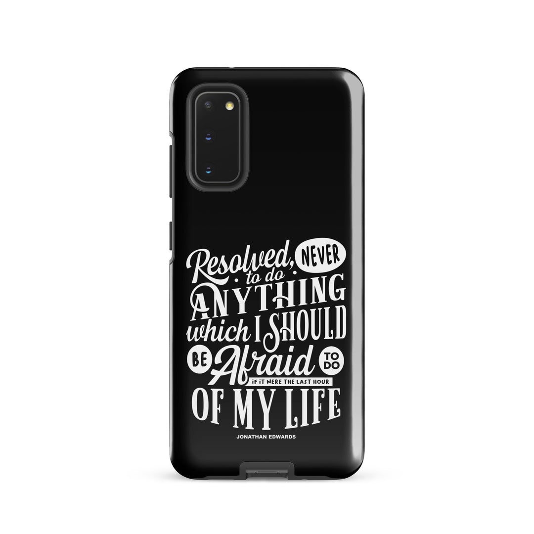 Christian Phone Case Jonathan Edwards Last Hour Black for Samsung® Samsung® Phone Cases Glossy Samsung Galaxy S20