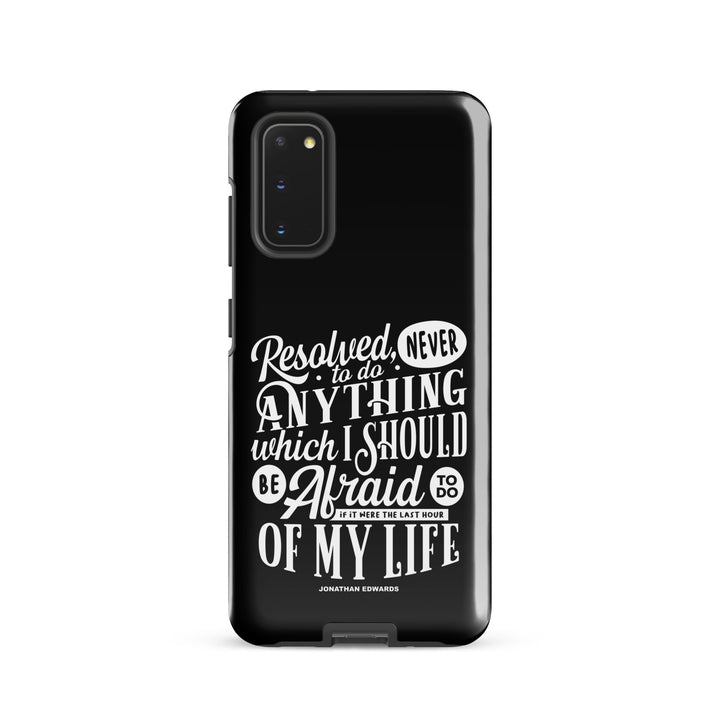 Christian Phone Case Jonathan Edwards Last Hour Black for Samsung® Samsung® Phone Cases Glossy Samsung Galaxy S20