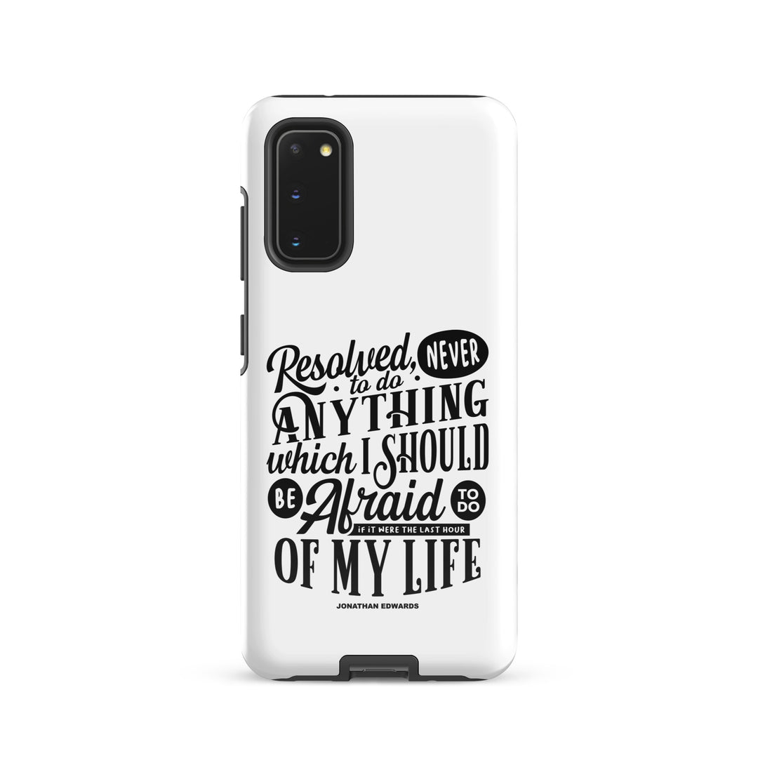 Christian Phone Case Jonathan Edwards Last Hour White for Samsung® Samsung® Phone Cases Glossy Samsung Galaxy S20