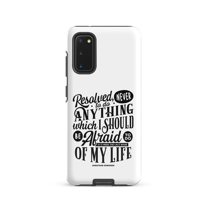 Christian Phone Case Jonathan Edwards Last Hour White for Samsung® Samsung® Phone Cases Glossy Samsung Galaxy S20