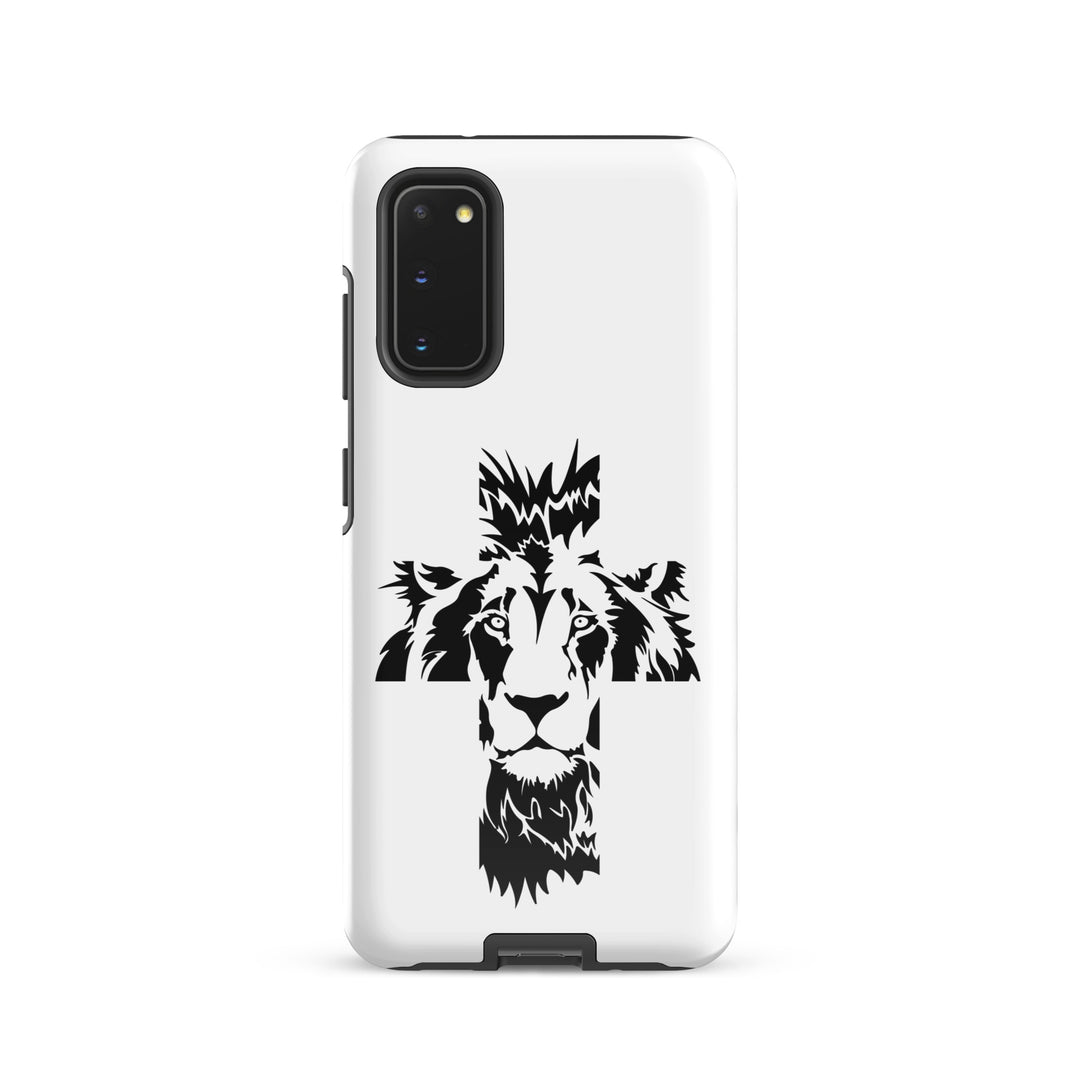 Christian Phone Case Aslan Cross White for Samsung® Samsung® Phone Cases Glossy Samsung Galaxy S20 