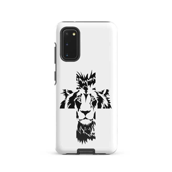 Christian Phone Case Aslan Cross White for Samsung® Samsung® Phone Cases Glossy Samsung Galaxy S20 
