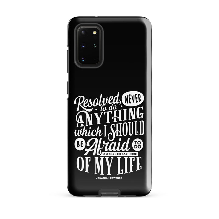Christian Phone Case Jonathan Edwards Last Hour Black for Samsung® Samsung® Phone Cases Glossy Samsung Galaxy S20 Plus