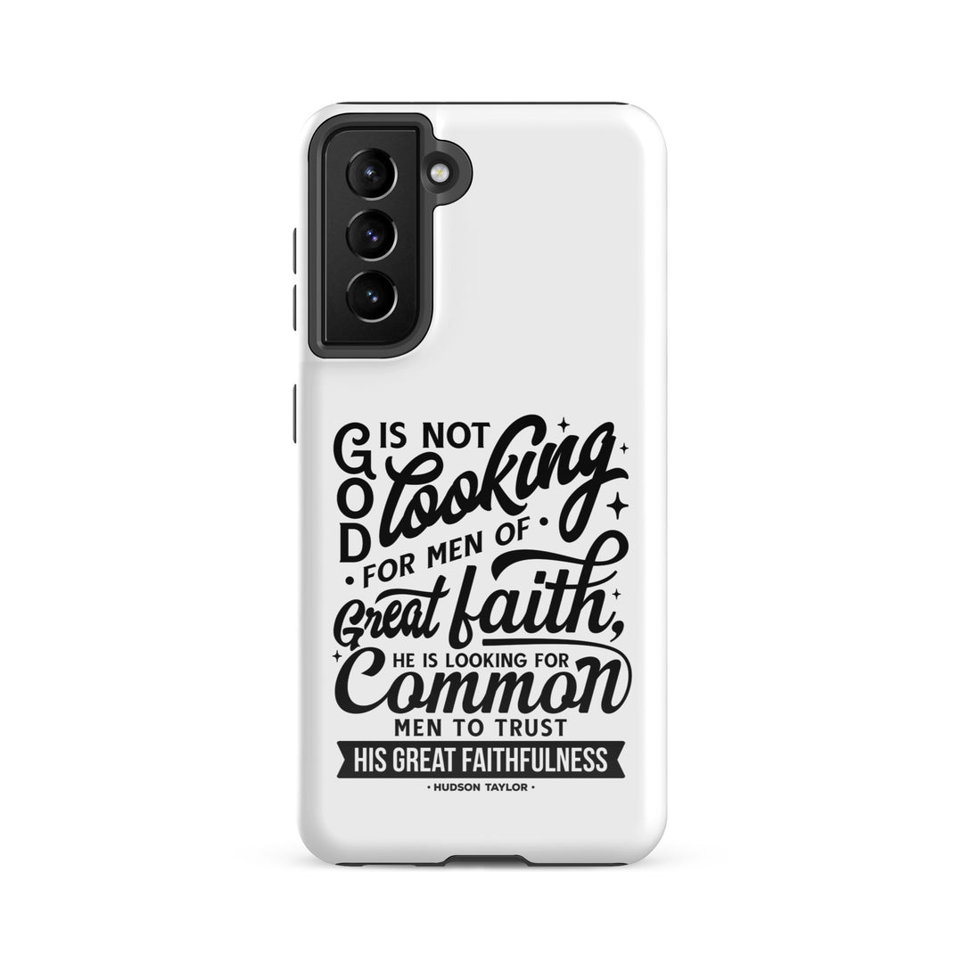 Christian Phone Case Hudson Taylor Common Men White for Samsung® Samsung® Phone Cases Glossy Samsung Galaxy S21 FE