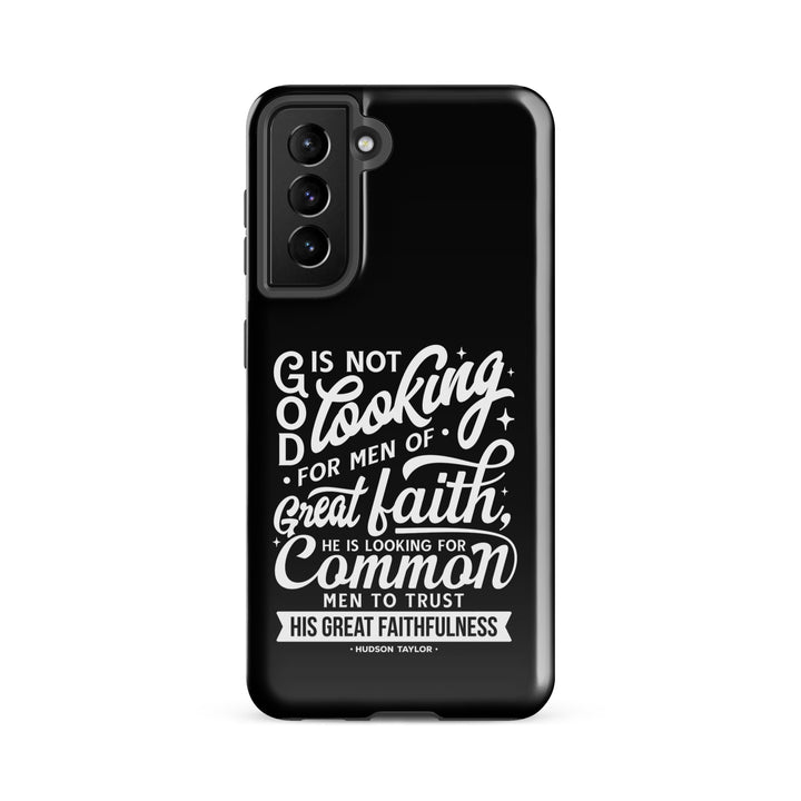 Christian Phone Case Hudson Taylor Common Men Black for Samsung® Samsung® Phone Cases Glossy Samsung Galaxy S21 FE