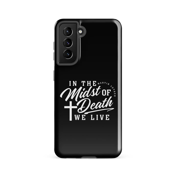 Christian Phone Case Martin Luther's Midst of Death Black for Samsung® Samsung® Phone Cases Glossy Samsung Galaxy S21 FE