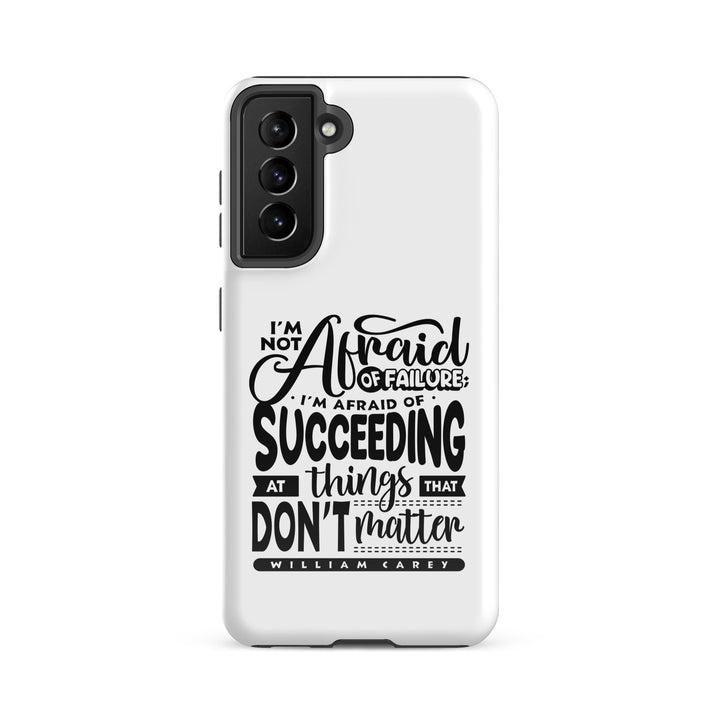 Christian Phone Case William Carey's Things That Matter White for Samsung® Samsung® Phone Cases Glossy Samsung Galaxy S21 FE