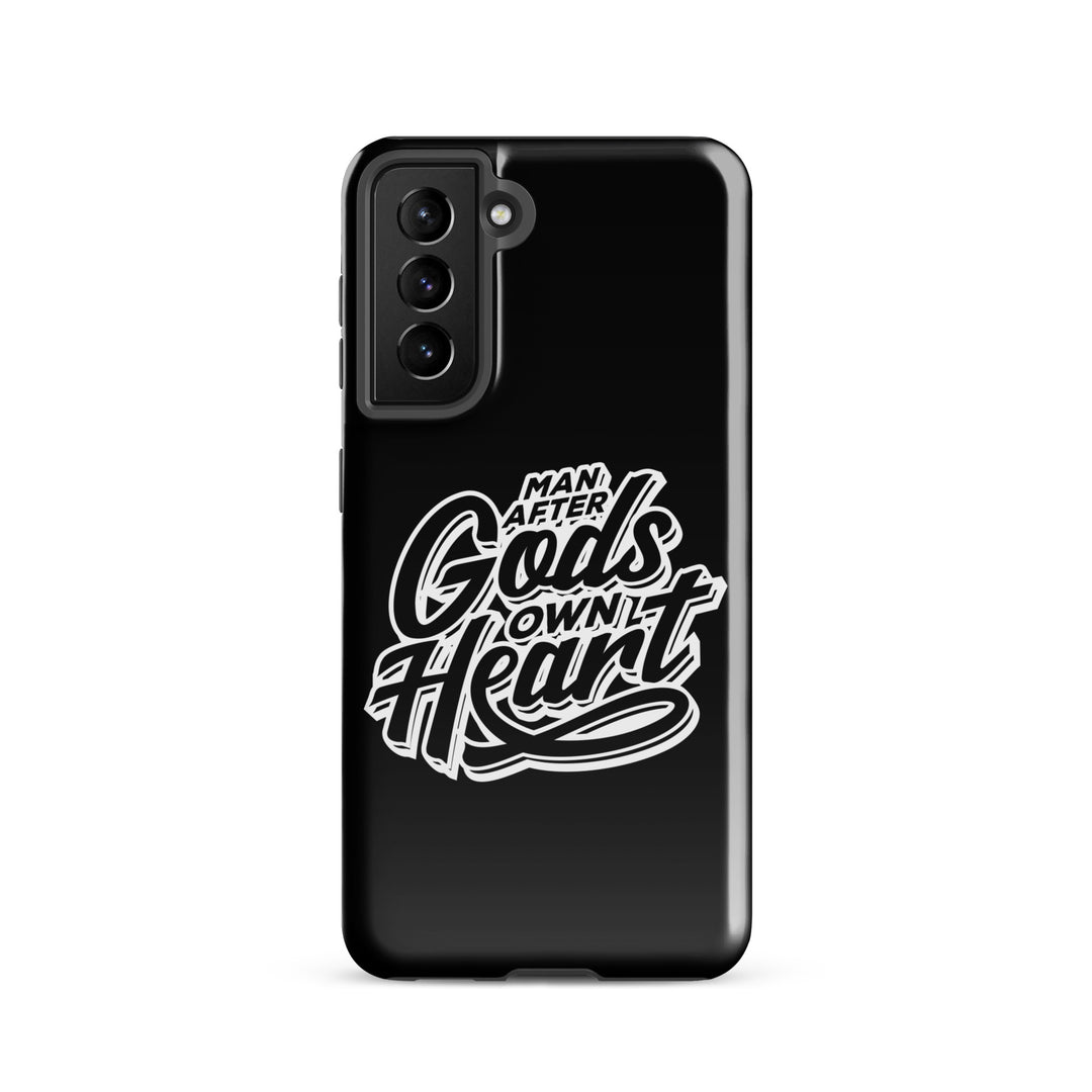 Christian Phone Case Man After God's Heart for Samsung® Samsung® Phone Cases Glossy Samsung Galaxy S21 