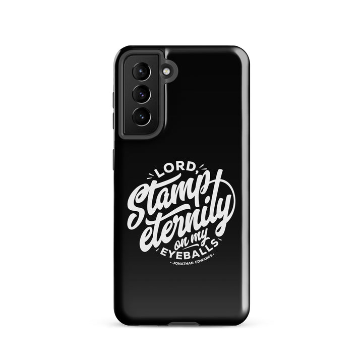 Christian Phone Case Jonathan Edwards Stamp Eternity Black for Samsung® Samsung® Phone Cases Glossy Samsung Galaxy S21