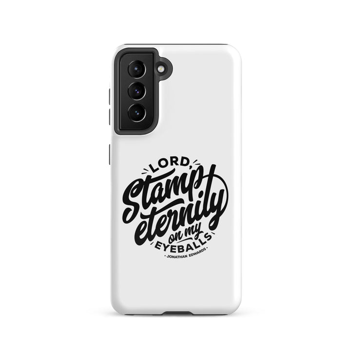 Christian Phone Case Jonathan Edwards Stamp Eternity White for Samsung® Samsung® Phone Cases Glossy Samsung Galaxy S21