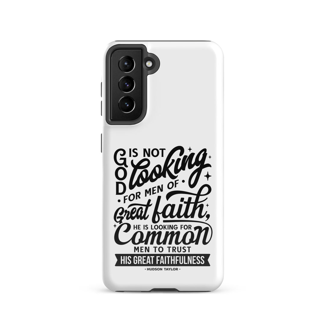 Christian Phone Case Hudson Taylor Common Men White for Samsung® Samsung® Phone Cases Glossy Samsung Galaxy S21