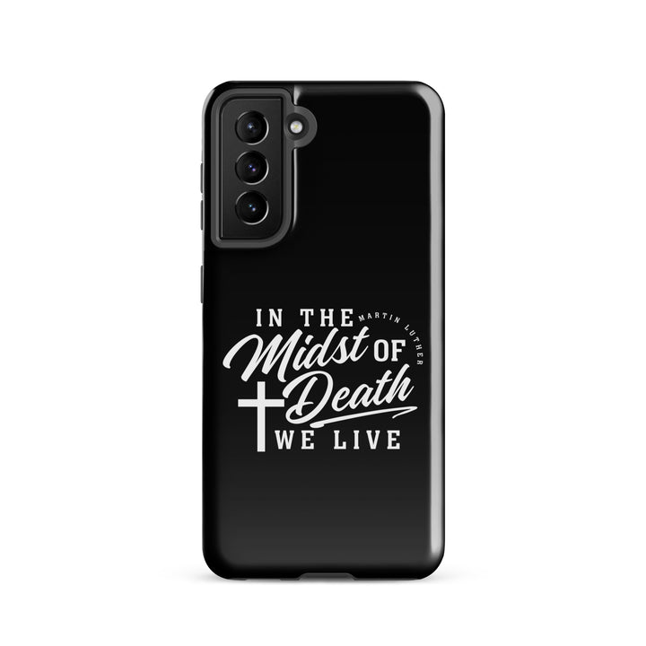 Christian Phone Case Martin Luther's Midst of Death Black for Samsung® Samsung® Phone Cases Glossy Samsung Galaxy S21