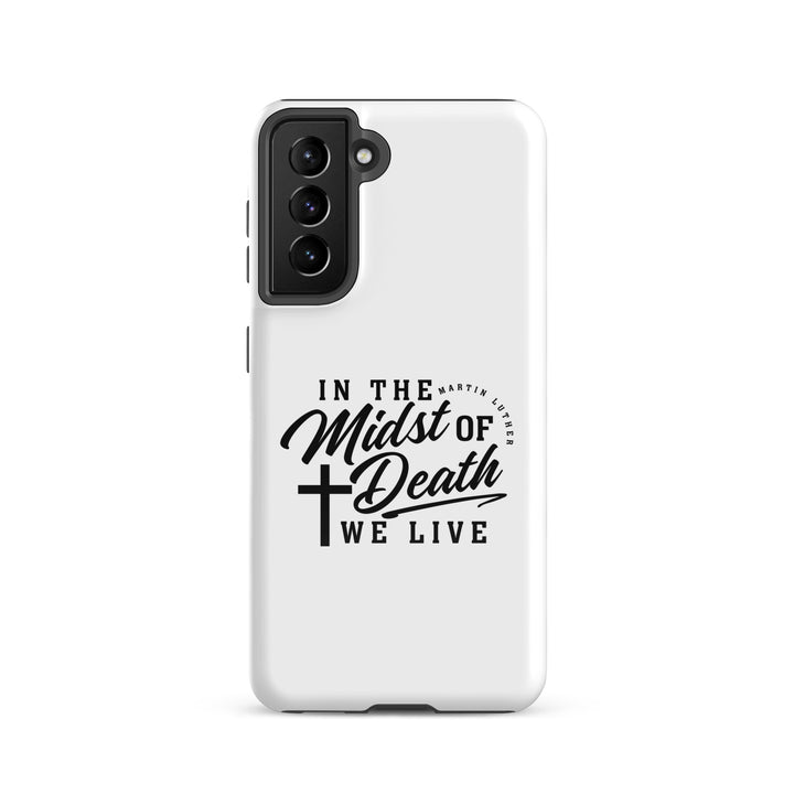 Christian Phone Case Martin Luther's Midst of Death White for Samsung® Samsung® Phone Cases Glossy Samsung Galaxy S21
