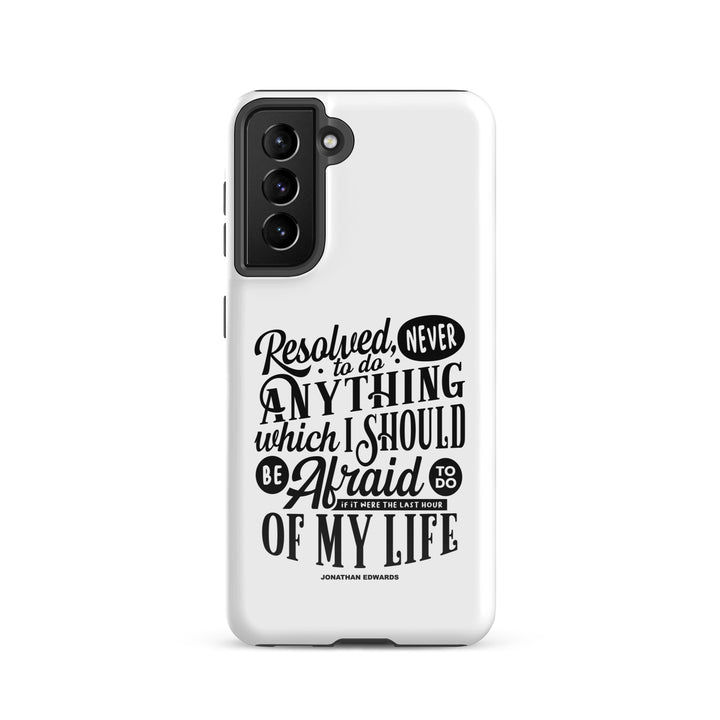Christian Phone Case Jonathan Edwards Last Hour White for Samsung® Samsung® Phone Cases Glossy Samsung Galaxy S21
