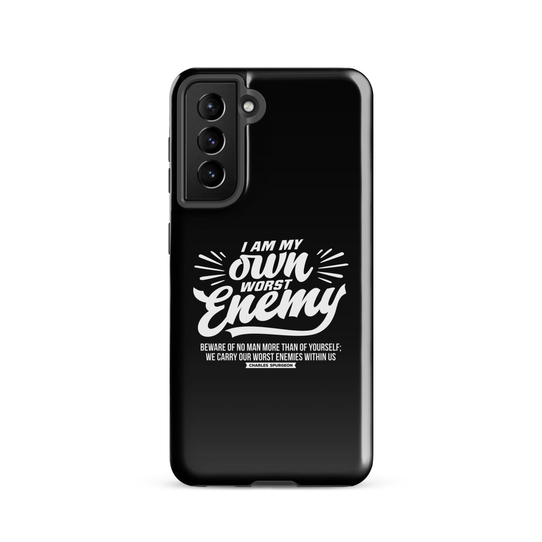 Christian Phone Case Charles Spurgeon's Worst Enemy Black for Samsung® Samsung® Phone Cases Glossy Samsung Galaxy S21