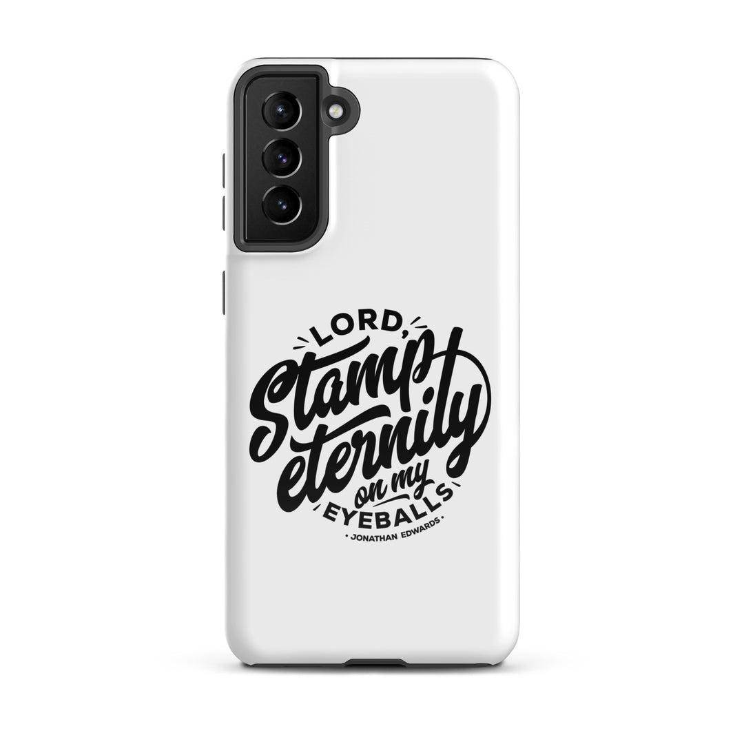 Christian Phone Case Jonathan Edwards Stamp Eternity White for Samsung® Samsung® Phone Cases Glossy Samsung Galaxy S21 Plus