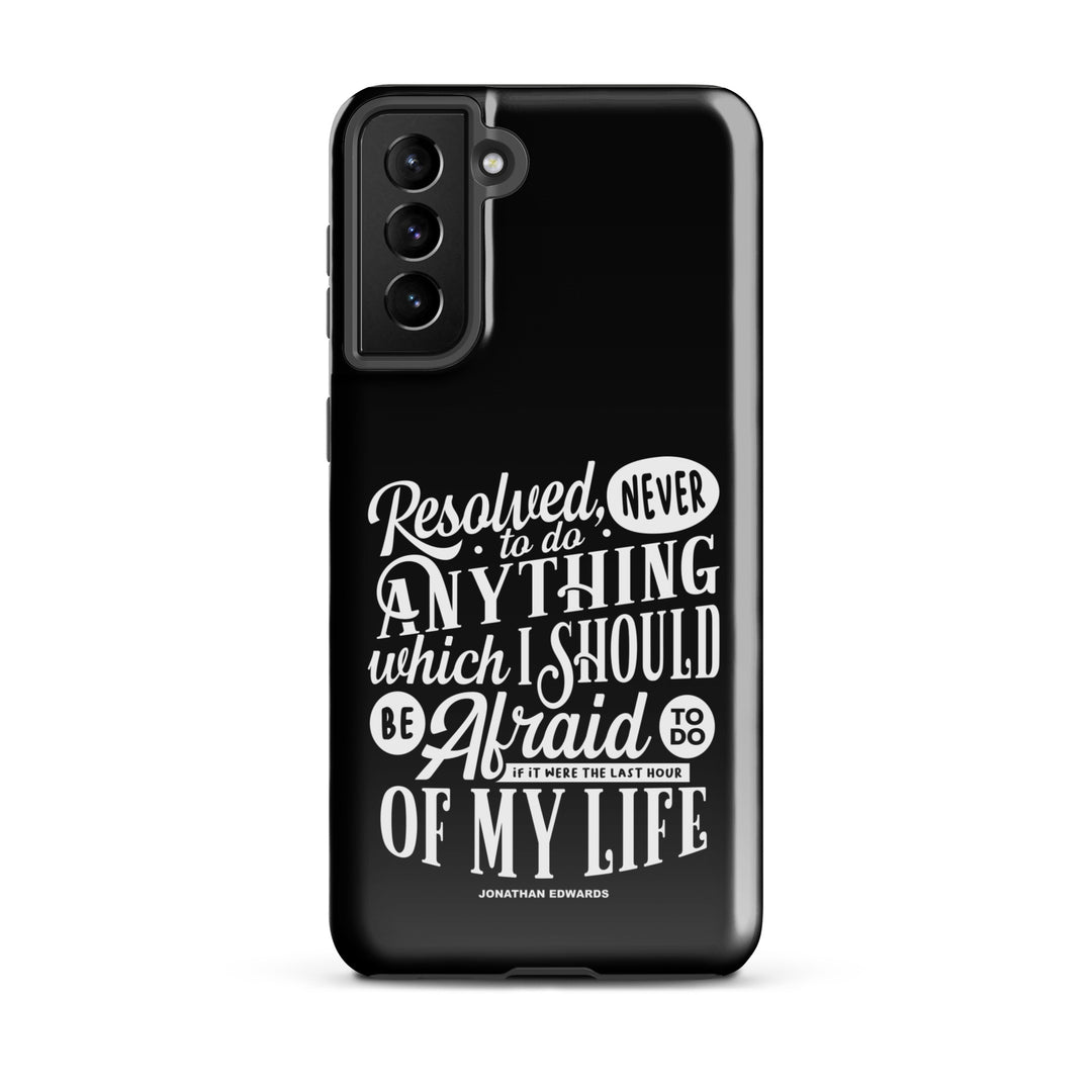 Christian Phone Case Jonathan Edwards Last Hour Black for Samsung® Samsung® Phone Cases Glossy Samsung Galaxy S21 Plus