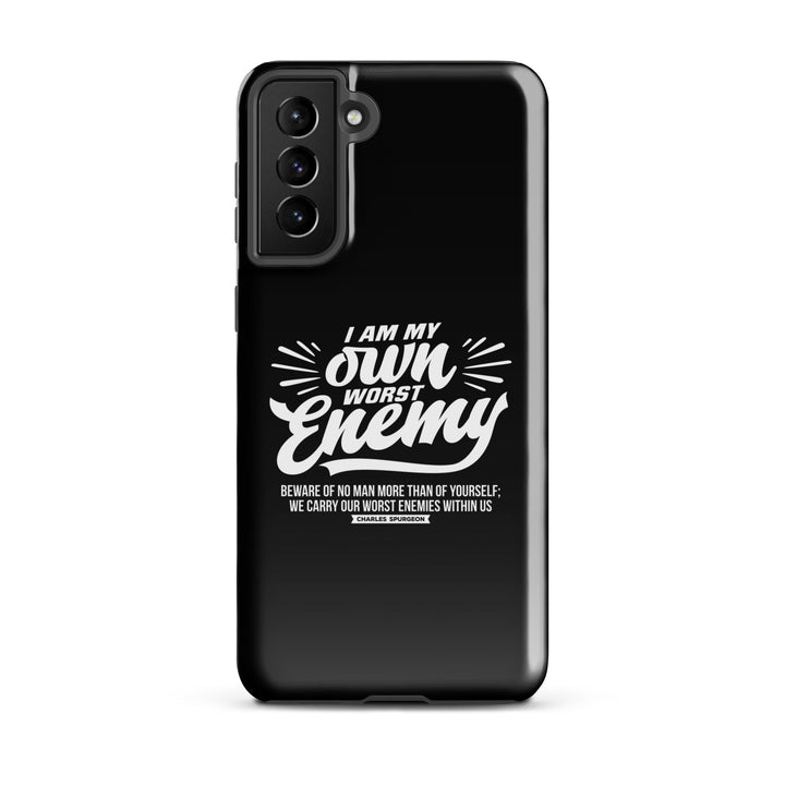 Christian Phone Case Charles Spurgeon's Worst Enemy Black for Samsung® Samsung® Phone Cases Glossy Samsung Galaxy S21 Plus