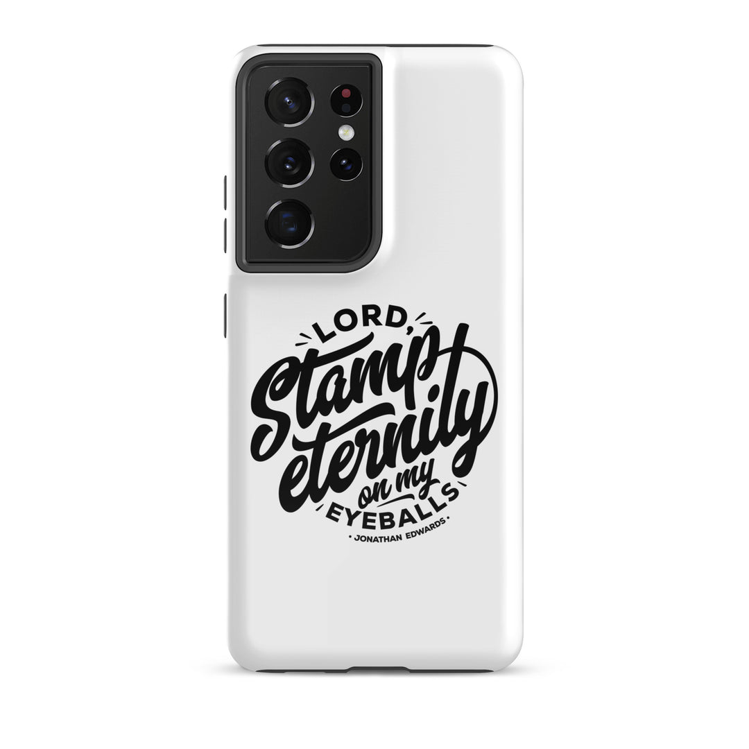 Christian Phone Case Jonathan Edwards Stamp Eternity White for Samsung® Samsung® Phone Cases Glossy Samsung Galaxy S21 Ultra