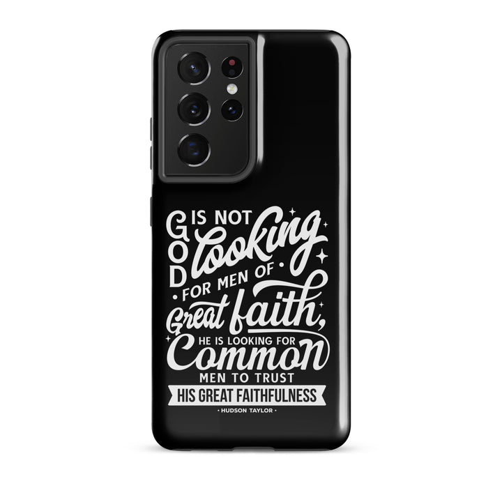 Christian Phone Case Hudson Taylor Common Men Black for Samsung® Samsung® Phone Cases Glossy Samsung Galaxy S21 Ultra
