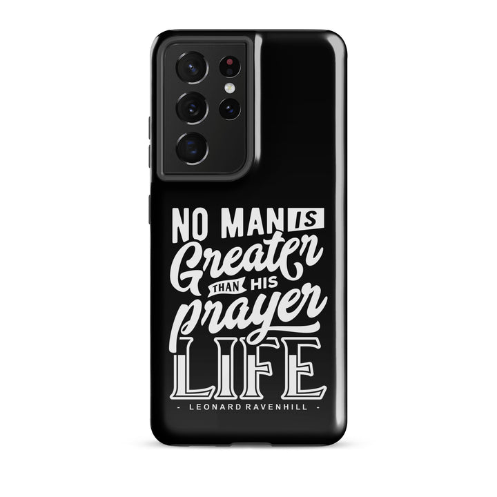Christian Phone Case Leonard Ravenhill's Prayer Life Black for Samsung® Samsung® Phone Cases Glossy Samsung Galaxy S21 Ultra