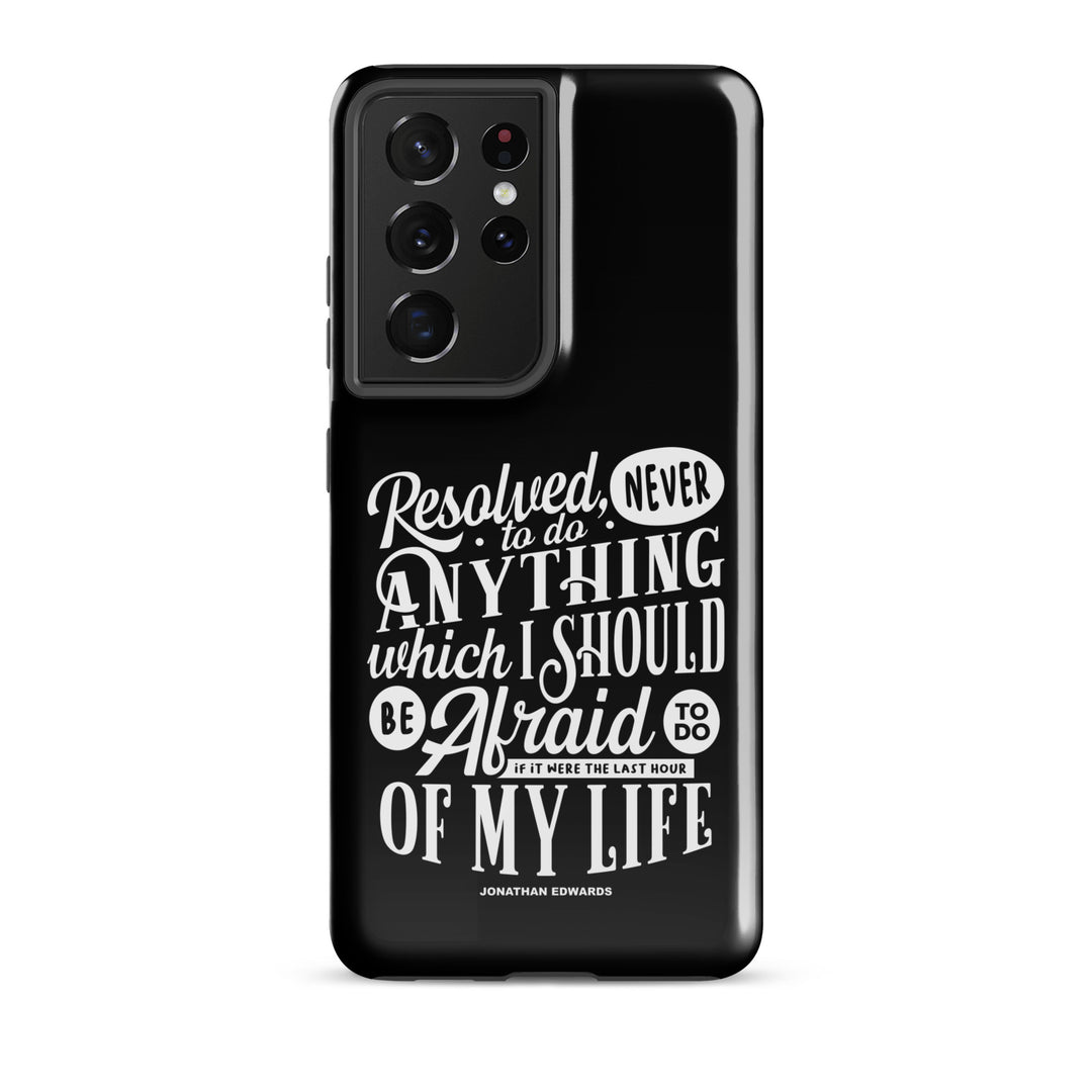 Christian Phone Case Jonathan Edwards Last Hour Black for Samsung® Samsung® Phone Cases Glossy Samsung Galaxy S21 Ultra
