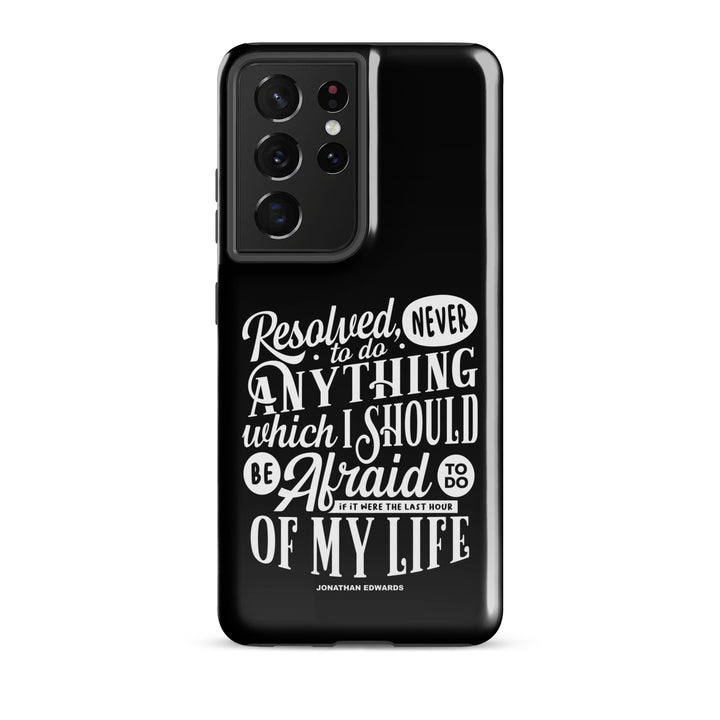 Christian Phone Case Jonathan Edwards Last Hour Black for Samsung® Samsung® Phone Cases Glossy Samsung Galaxy S21 Ultra