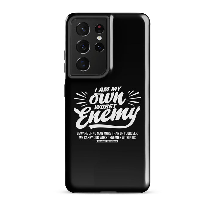Christian Phone Case Charles Spurgeon's Worst Enemy Black for Samsung® Samsung® Phone Cases Glossy Samsung Galaxy S21 Ultra