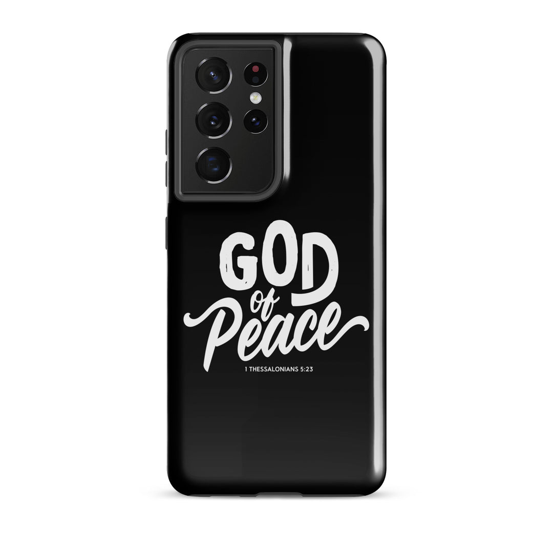Christian Phone Case God of Peace Black for Samsung® Samsung® Phone Cases Glossy Samsung Galaxy S21 Ultra 