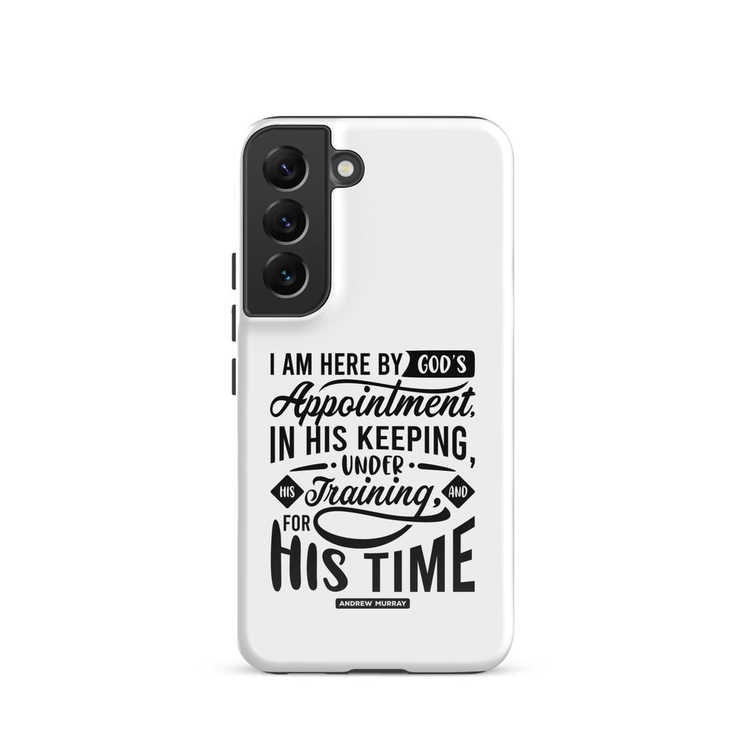 Christian Phone Case Andrew Murray's His Time White for Samsung® Samsung® Phone Cases Glossy Samsung Galaxy S22