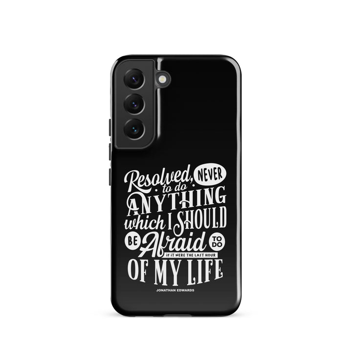 Christian Phone Case Jonathan Edwards Last Hour Black for Samsung® Samsung® Phone Cases Glossy Samsung Galaxy S22