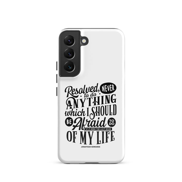 Christian Phone Case Jonathan Edwards Last Hour White for Samsung® Samsung® Phone Cases Glossy Samsung Galaxy S22