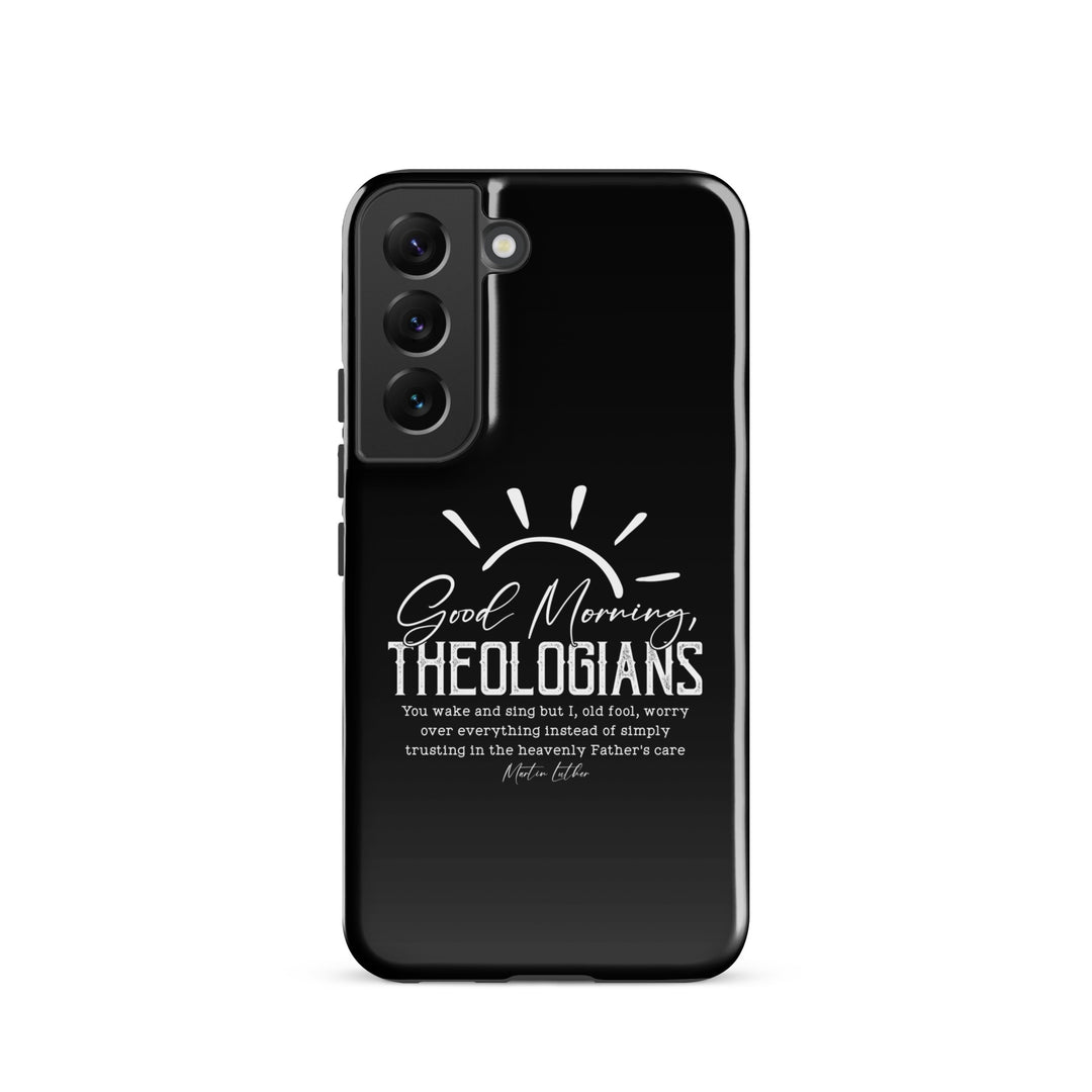Christian Phone Case Martin Luther's Theologians Black for Samsung® Samsung® Phone Cases Glossy Samsung Galaxy S22