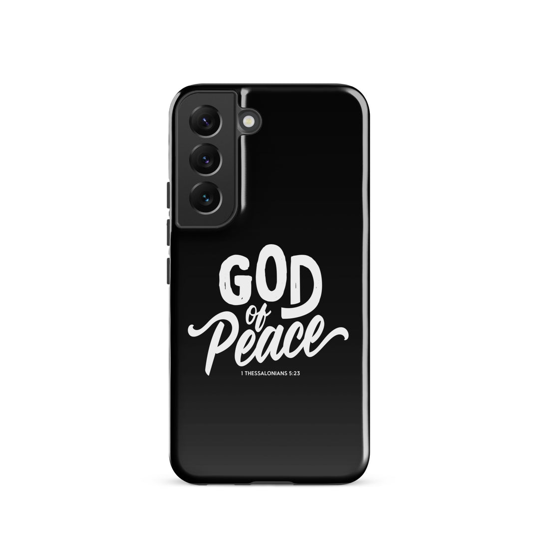 Christian Phone Case God of Peace Black for Samsung® Samsung® Phone Cases Glossy Samsung Galaxy S22 