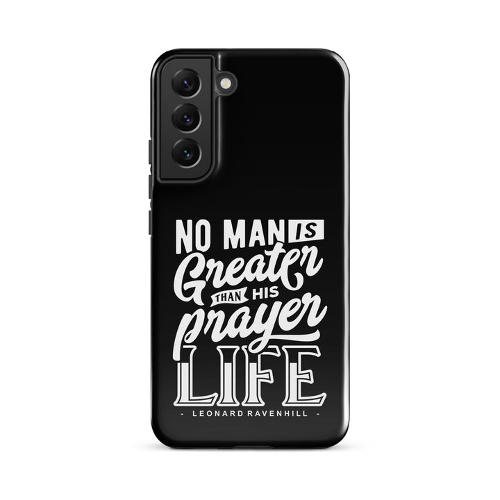 Christian Phone Case Leonard Ravenhill's Prayer Life Black for Samsung® Samsung® Phone Cases Glossy Samsung Galaxy S22 Plus