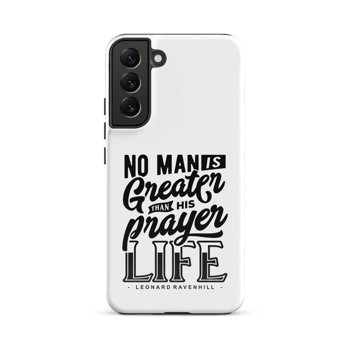 Christian Phone Case Leonard Ravenhill's Prayer Life White for Samsung® Samsung® Phone Cases Glossy Samsung Galaxy S22 Plus
