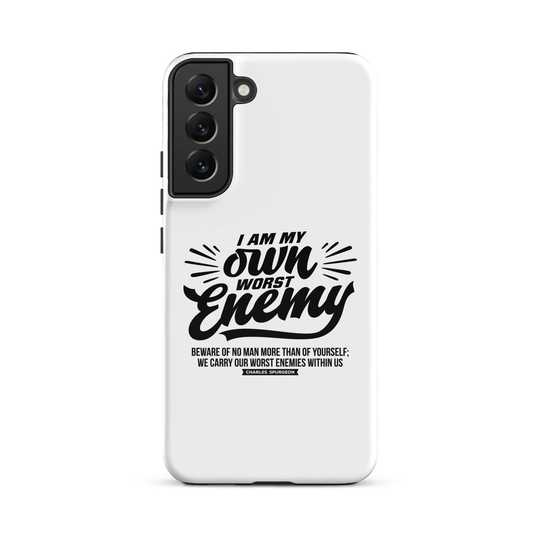 Christian Phone Case Charles Spurgeon's Worst Enemy White for Samsung® Samsung® Phone Cases Glossy Samsung Galaxy S22 Plus