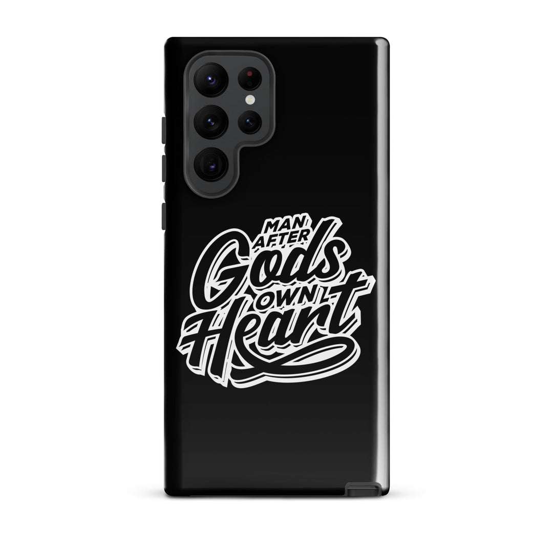 Christian Phone Case Man After God's Heart for Samsung® Samsung® Phone Cases Glossy Samsung Galaxy S22 Ultra 