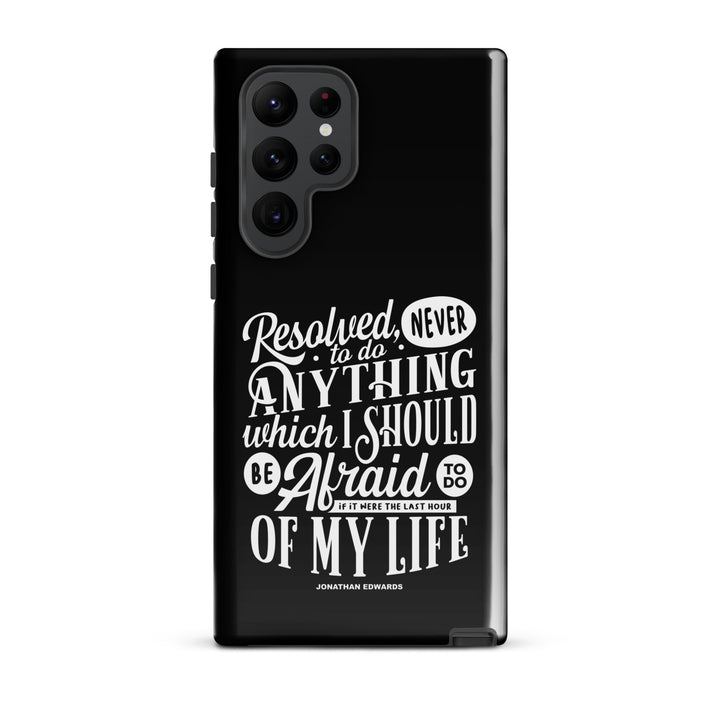 Christian Phone Case Jonathan Edwards Last Hour Black for Samsung® Samsung® Phone Cases Glossy Samsung Galaxy S22 Ultra