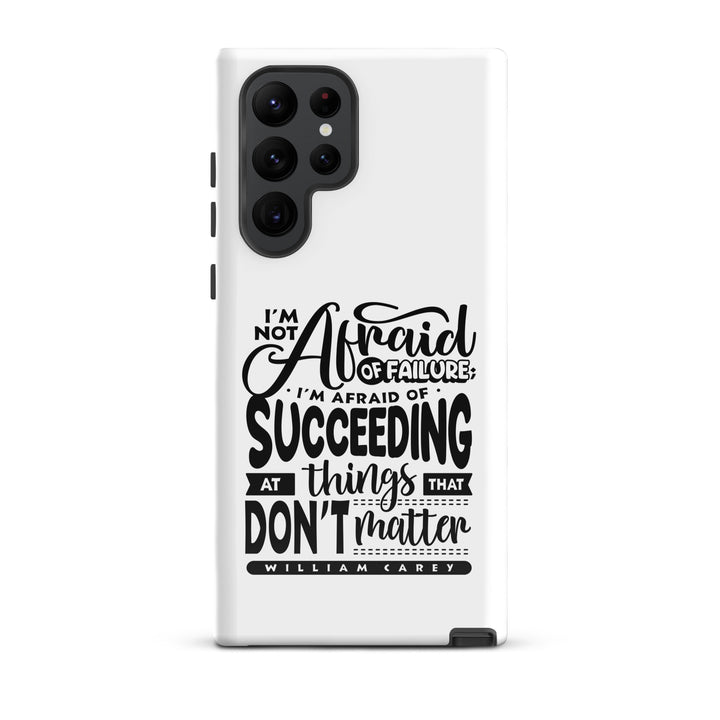 Christian Phone Case William Carey's Things That Matter White for Samsung® Samsung® Phone Cases Glossy Samsung Galaxy S22 Ultra