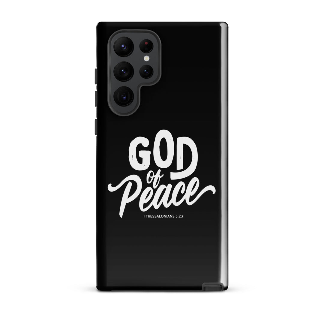 Christian Phone Case God of Peace Black for Samsung® Samsung® Phone Cases Glossy Samsung Galaxy S22 Ultra 